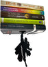 Wall Mounted Metal Floating Bookshelf Supported by Superheros Invisible Bookshelf Metal Shelf