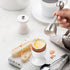 Set Set 6 6 1 Cinf White Ceramic Egg Cups & Cracker | of Ceramic Egg Cups + SS Spoons + Egg Topper Breakfast Boiled