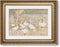 ARPEOTCY Vintage Gold Framed Wall Art, Nursery Duck Paintings, Aesthetic Canvas Picture