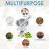 Stainless Steel Mortar and Pestle Set, Heavy Duty Spices Grinder Pill Crusher with Silicone Protective Lid for