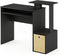 Furinno Econ Multipurpose Home Office Writing Desk, Black/Brown
