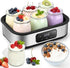 ANZKTOS Yogurt Maker with Adjustable Temperature & 48H Timer - 6 Glass Jars