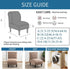 Armless Armless Armless 1pc) LavishCover Accent Chairs Covers, Thick Recliner Sofa Cover Stretchable, Removable Chair