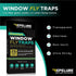 Window Fly Trap (26 Pack) XL Traps, Indoor for Home, Sticky Traps for Flying Bugs, Insects, Gnats, Moths and Fruit Flies, Non-Toxic, Waterproof, and Odorless Indoor Adhesive Glue Paper