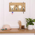 Yookeer Safari Animal Wall Hooks Kids Coat Hooks Wooden Safari Jungle Baby Nursery Wall Decor Decorative Elephant Lion