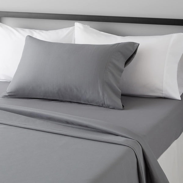 Amazon Basics Lightweight Super Soft Easy Care Wrinkle-Free Breathable Brushed Microfiber 3-Piece