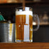 BaveL Style Extra Large Beer Mug, 34 Ounce Glass Mug with Handle, One Liter German Beer Stein