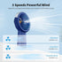 Otlonpe Misting Fan, Portable Fan with Mist, 4000mAh Rechargeable Handheld Fan, Water Spray Mister for Outdoors