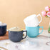 Ceramic Soup Bowl with Handle and Vented Lid, 32oz Large Deep Soup Mug for Ramen and Instant Noodle, Microwave Safe,