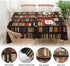 Beabes 52x70 Inch Tablecloth Bookshelf, Library Bookshelves Books Rectangular Table Cover Kitchen Table Cloth