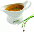 Norpro Porcelain Gravy Sauce Boat with Stand and Candle