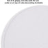 Ateco Set of 2 Reusable Non-Slip Pads - Food Safe Plastic, 12-Inch Diameter, White