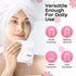 24 Pack White Washcloths, Microfiber Face Cloths, Soft Bulk Fingertip Towels, Lint Free Quick Dry Absorbent Reusable