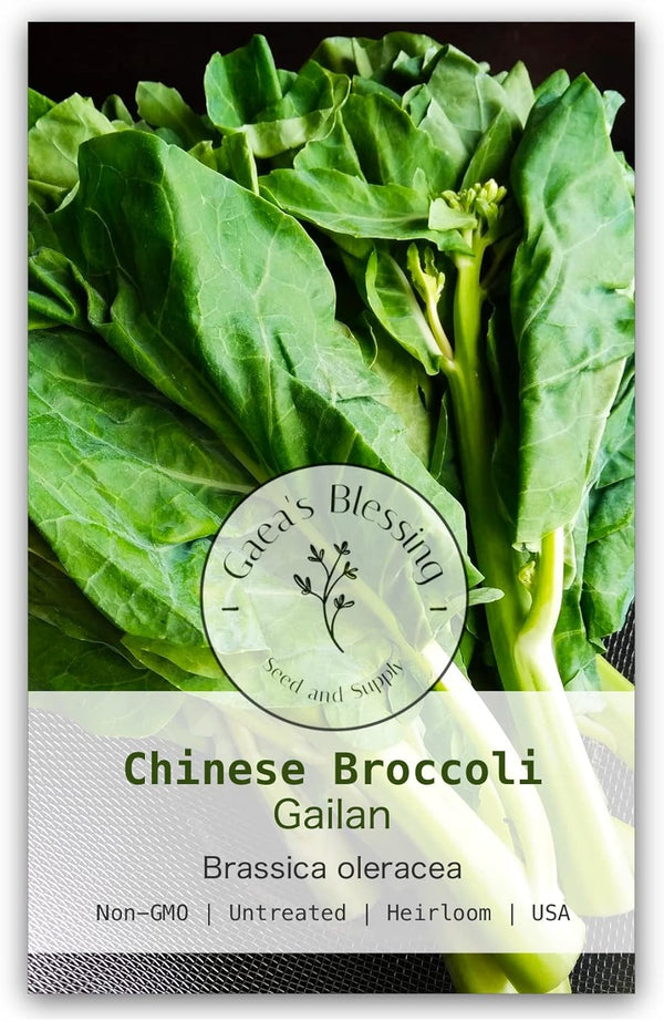 Gaea's Blessing Seeds - Gailan Seeds - Non-GMO Seeds with Easy to