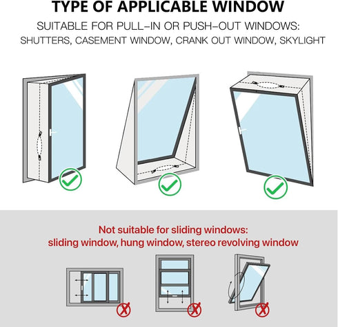 Portable Air Conditioner Window Seal Kit, Hot Air Stop Guards with Zipper, 158 inch