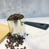 Long Handle Coffee Toroid Pitcher, 304 Stainless Steel Decanter, Rustproof Milk Frother Pitcher for Home Coffee Shop