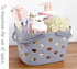 Portable Shower Caddy, Plastic Organizer Bin with Handle for Bathroom, Kitchen, College Dorm, Desktop Storage - Grey