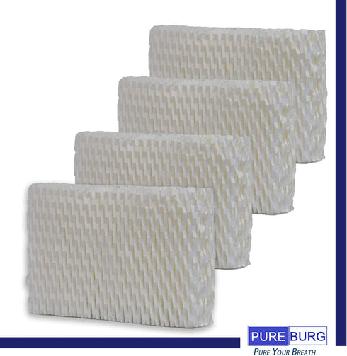 PUREBURG 4-Pack WF813 Humidifier Wick Filters Compatible with Honeywell HC832, Relion RCM832, Duracraft DH-830
