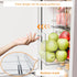 Yieach 4 Pack Drawers,11Deep Large Stackable Storage Under Cabinet Organizer,Baby Bottle Organizer,Clear Stacking Pull