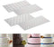 Cake Fondant Impression Mat Mold, Diamond Quilted Grid Texture Embossing Mat for Cupcake Wedding Cake Decoration