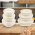 QUPIVA 120pcs Shower Caps for Sourdough Bread, Reusable Bowl Covers for Proofing, Plastic Bread Covers With Elastic