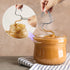 NQEUEPN 12-30OZ 05072 Peanut Butter Stirrer and Scraper, Stainless Steel Peanut Butter Mixer Nut Butter Stirrer Tool