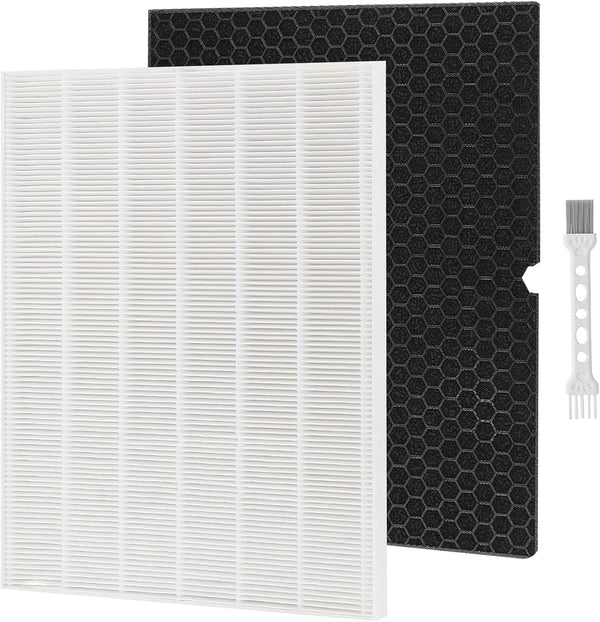 Laukowind 116130 Replacement Filter for Winix 5500-2 Air Purifier, 1 Pack True HEPA and Activated Carbon Pre-filters