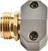 Zinc and Brass Male Clamp Coupling,Fits 3/4" or 5/8" Garden Hose Repair Fitting by Sanpaint