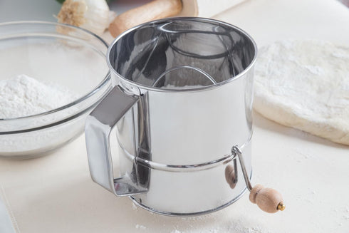3-Cup Fox Run Flour Sifter, Stainless Steel