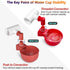 Set 1/2" Automatic Chicken Watering System with PVC Pipe (Real Complete Pipeline) - PVC Tee Fittings & Pipe & Garden