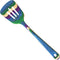 Totally Bamboo Baltique Mumbai Collection, 12-1/2" Wooden Slotted Spatula, Safe for Nonstick Cookware