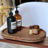 SAOCAIHUL 11.81in Decor Decorative Round Tray for Home Decor for Coffee Table Farmhouse Kitchen Table Living Room