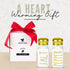 Luxury Gold Salt and Pepper Shakers Set by Brighter Barns, Modern Farmhouse Decor, Glass Shakers & Stainless Steel Lid