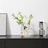 Acrylic Book Shaped Vase, Clear Book Flower Vase, Modern Decorative Vases for Home/Living Room/Bookshelf/Bedroom/Office