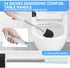 TRENTI Set, Set (1, Toilet Brush, Toilet Brush and Holder Bristles Toilet Bowl Brush Head with Ventilated Holder, Wall