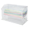 Winco Medium Acrylic Straw Dispenser, 12.38 x 5.5 x 7.13 inches, Clear
