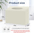 Acrylic Hand Towel Box Cover Compatible with Kleenex Disposable Hand Towels Wall-Mounted Paper Towel Dispenser Suitable