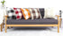 4TH Emotion Set of 2 Buffalo Check Plaid Throw Pillow Covers, 18 x 18 Inches, Black and White Polyester Linen for Fall