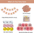 Rose Gold Birthday Decorations Kit, 20-Pc Set with Happy Birthday Banner, Tissue Paper, Garland & Swirls