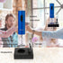 Secura Electric Wine Opener, Automatic Corkscrew with Foil Cutter, Rechargeable (Blue)