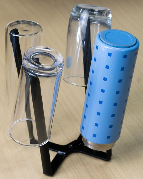 Kitchen Stand Holder, Plastic Bag Drying Rack, Multifunctional Countertop Cups Bottles Drying Rack for Plastic Bags