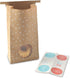 Nordic Ware 6 Count Multicolor Bake and Gift Kraft Gift Bags with Stickers