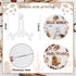 Acrylic Baby Birth Announcement Sign with Stand, Western Cowboy Theme Double-Sided Newborn Name Board, Hello World