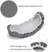 Duwee 12"x32" Heat Resistance Metallic Table Top Ironing Board Cover Durable Thicken Felt Material Padding, with Elastic Cord, Easy to Handle and Fits Board Beautifully(Geometric)