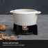 BOSKA Cheese baker - Brie Baker with Lid - Queso Warmer for Brie Cheese bites - Tea Light Candle keep Anything you make