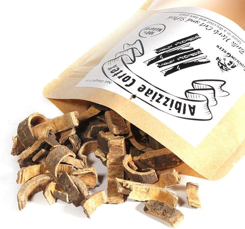 Albizziae (3 (Pack 1)) Cortex (Mimosa Tree Bark//Hehuanpi/) Dried Bulk Herbs Ounce