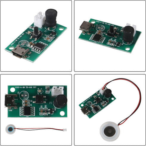 3pcs 5V USB Humidifier Atomization Module Driver Board for Home and DIY Experimental Equipment