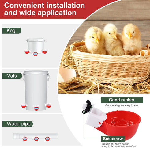 12 360 Incubators for Hatching Eggs, Chicken Waterer Cups, Automatic Egg Turner Holds Eggs, Smart Incubator Clear