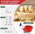 12 360 Incubators for Hatching Eggs, Chicken Waterer Cups, Automatic Egg Turner Holds Eggs, Smart Incubator Clear