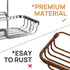 LEVERLOC Double Layer Soap Dish, Bar Soap Holder for Shower Wall, Vaccum Suction Cup Sponge Holder for Bathroom Tub